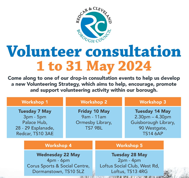 volunteer consultation poster