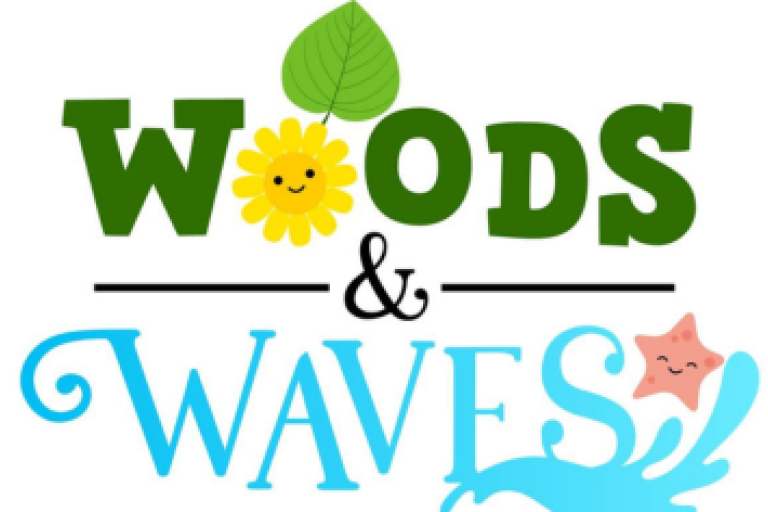 Image reading woods and waves forest and beach school cic