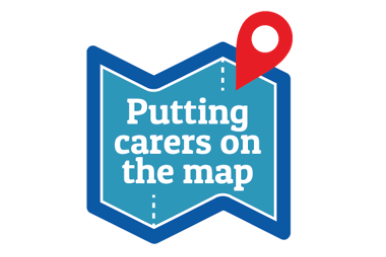 Putting carers on the map campaign logo