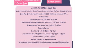 Main Open Day Flyer